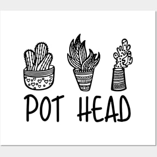 pothead succulent Posters and Art